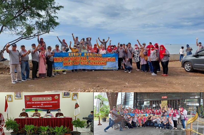 Studi wisata MKKS SMPN Ponorogo ke SMPn SEmarang